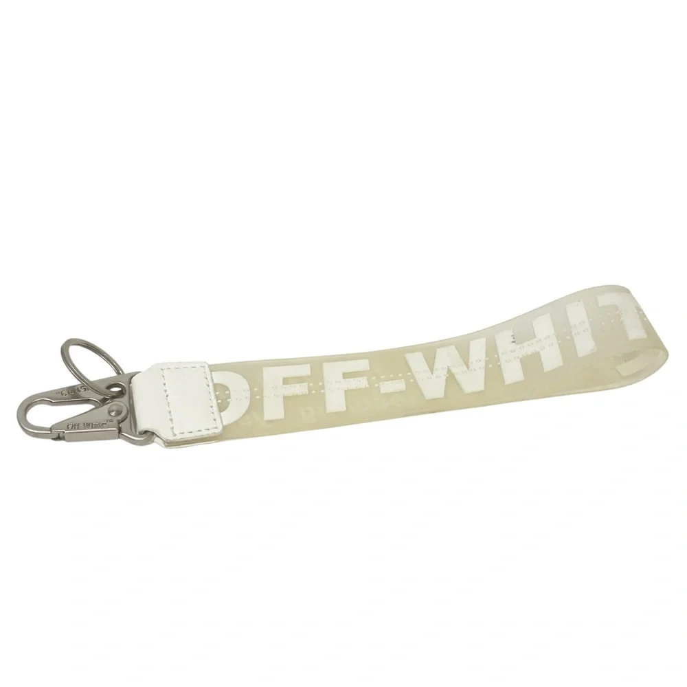 Off-White Industrial clear keychain lanyard With Clasp Heavy Duty Secure Clasp‎
